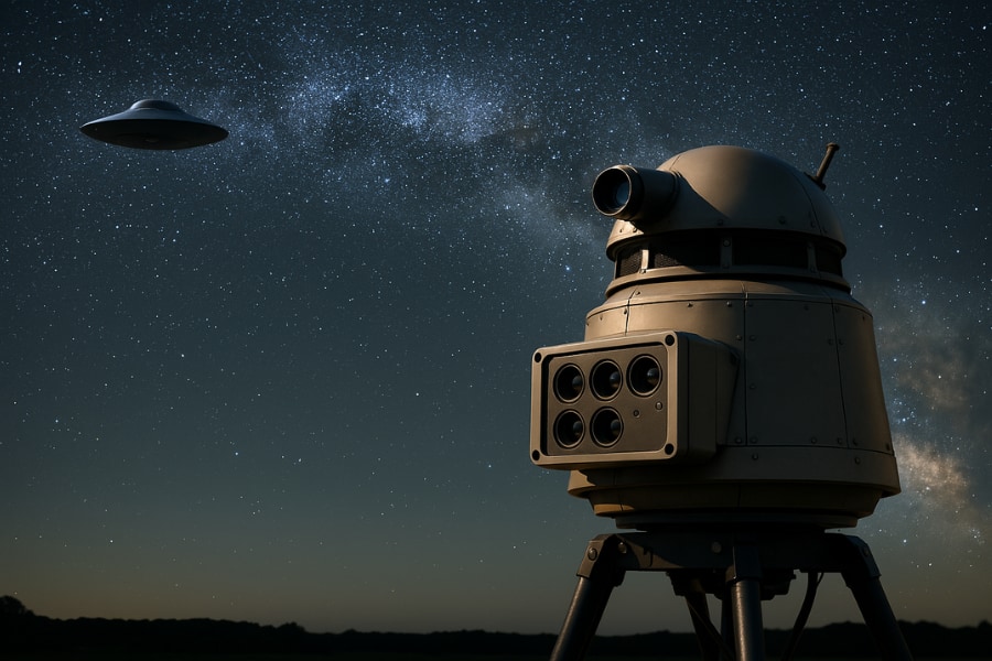 「本気でUFOを見つける！」地球の全天を監視するカメラシステムを開発