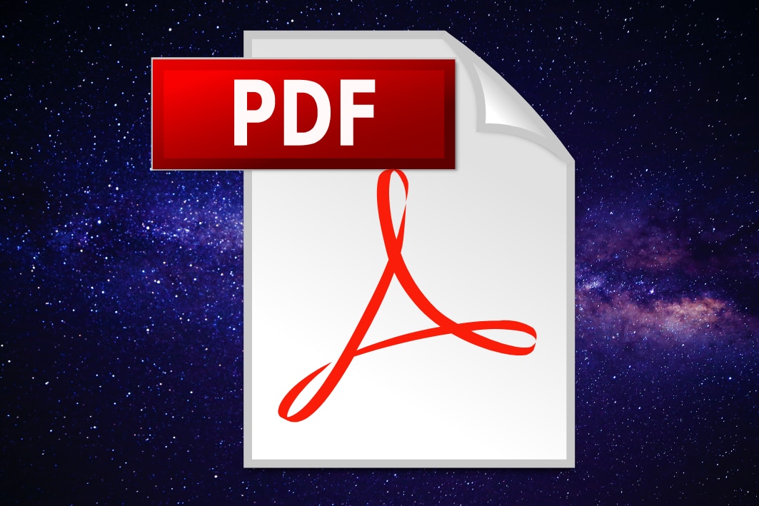 宇宙よりも大きな PDF を作成：大きさは設定上「37 兆光年」