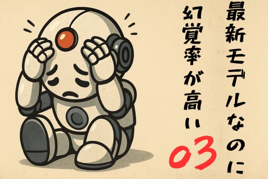 AI幻覚は悪化の一途を辿り今後も続く：o3モデルはなぜ間違いが多いのか？