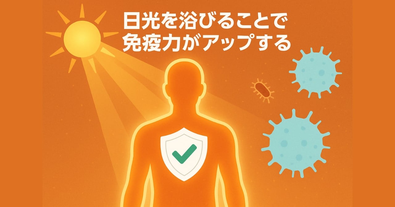 日光を浴びると免疫システムが強化されていた!の画像 1/3