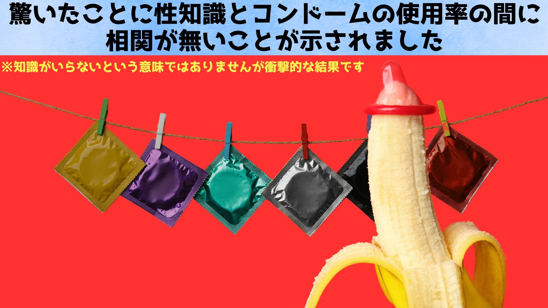 性知識はコンドーム使用率の高さと相関しなかったの画像 1/4