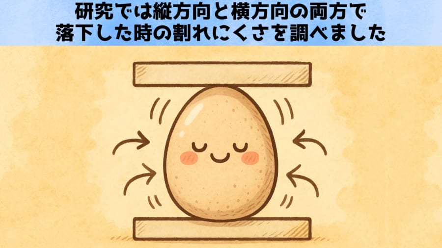 “卵は横が強い”衝撃の一報