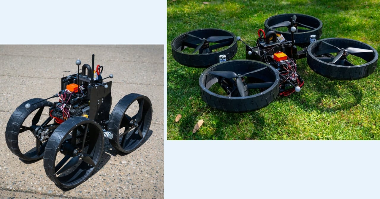 ”変形してから”じゃない！”変形しながら”空陸を移行するロボットが誕生！の画像 2/5