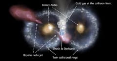 【宇宙フクロウ】2つの銀河が衝突して「フクロウの顔」のようになった天体を観測！の画像 3/3