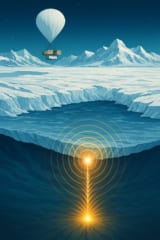 南極の氷の奥底から未知の強力な電波パルスが検出されるの画像 3/5