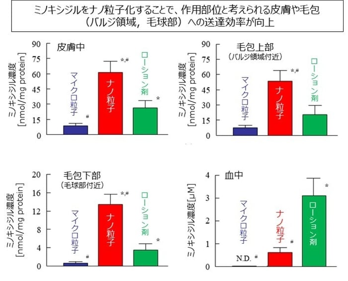 ナノ化「ミノキシジル」で効率的に浸透!発毛効果を早める!の画像 4/5