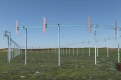 【どうやって発電？】「レール上を翼がグルグル走る」奇妙な風力発電が登場の画像 3/7