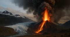 氷河の融解が世界各地の「火山の噴火リスク」を高めると判明の画像 1/3