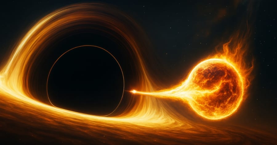 ブラックホールに捕食されても生還した「奇跡の星」を確認 - ナゾロジー