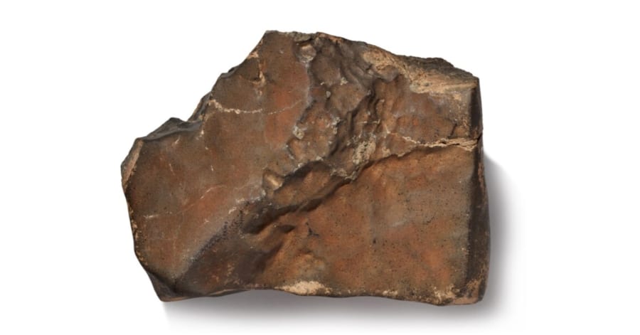 火影岩　縦約30センチ　横約58センチ 地球最大の「火星隕石」が約7億9000万円で落札される！予想超えの価格