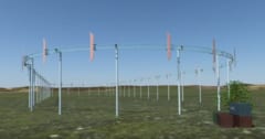 【どうやって発電？】「レール上を翼がグルグル走る」奇妙な風力発電が登場の画像 1/7