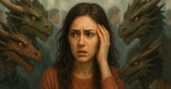 「他人の顔がドラゴンに見えてしまう」希少な奇病にかかった女性の画像 1/1