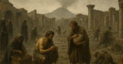 噴火後のポンペイ、盗人や放浪者が集まる「無法地帯」になっていたの画像 1/3