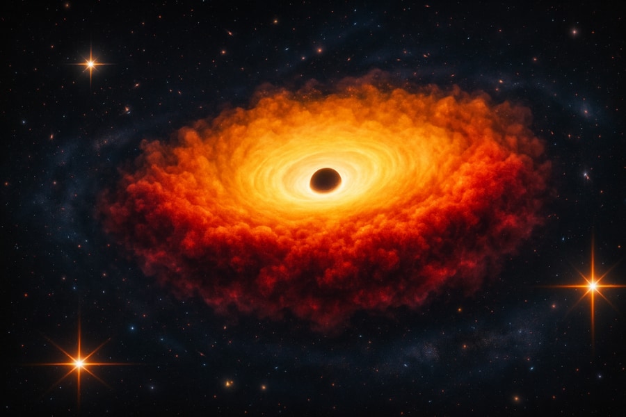 史上最も古いブラックホールを観測、133億年前