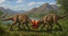 最も保存状態のいい「頭突き恐竜」の化石を発見、モンゴル・ゴビ砂漠の画像 1/1