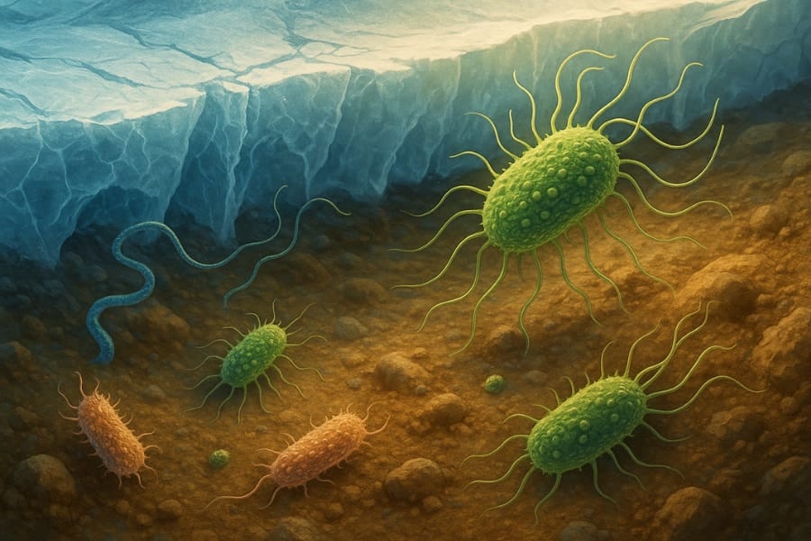 4万年前の永久凍土から「微生物」が目覚める