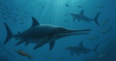 1億9000万年前の新種魚竜「ソードドラゴン」の化石を発見の画像 1/1