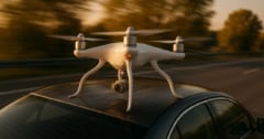 【なぜ跳ね返らない？】時速110kmで走る車両に着陸できるドローンが登場の画像 1/1