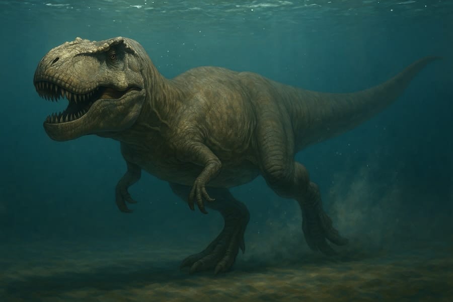 ティラノサウルスは泳げたのか？