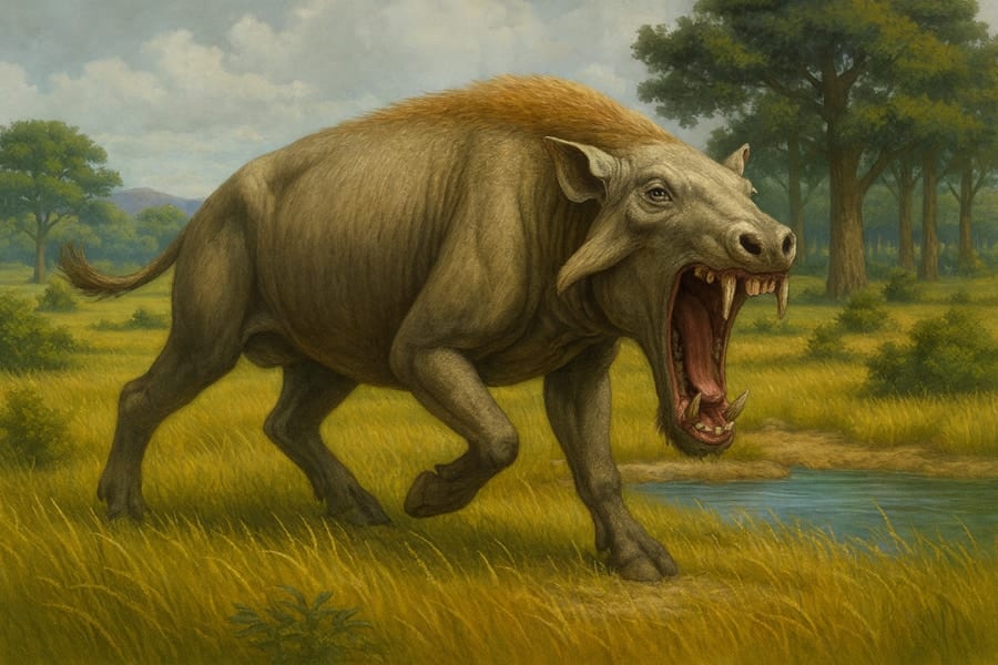 骨を噛み砕く「地獄ブタ」が3000万年前の北米に実在した