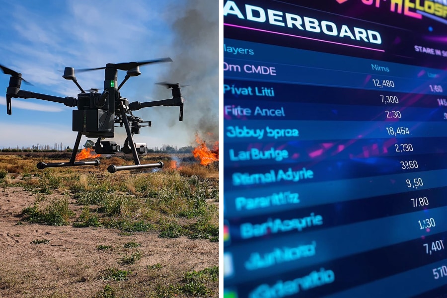 【敵撃破でポイント→新兵器購入→ランキング上位へ】ドローン戦争がゲーム化