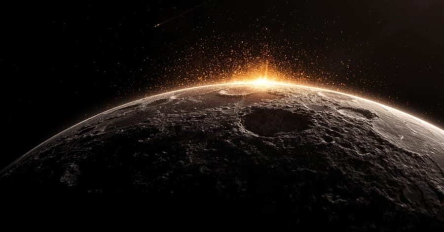僅か数日の間に2つの流星体が月に衝突、「月面衝突閃光」が観測される