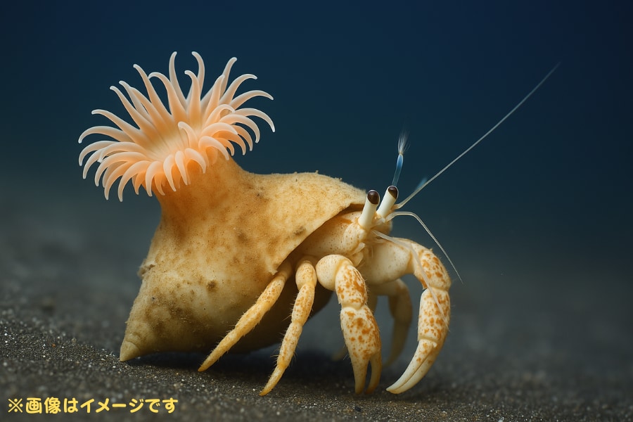 ヤドカリの宿になる「新種のイソギンチャク」を日本で発見 ...