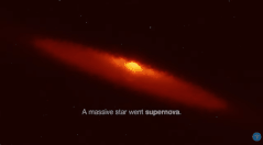 爆発の26時間後に捉えた超新星の形