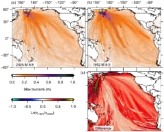 カムチャッカ大地震で、衛星が巨大津波の詳細な姿を初めて捉えるの画像 4/4