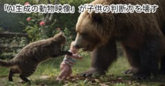 AI生成の「ありえない動物映像」が子供の”判断力”を破壊するの画像 1/1