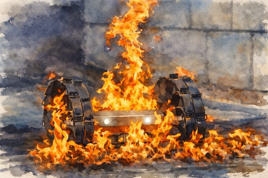 火の中も走る宇宙探査用「オリガミ」車輪を開発【動画あり】