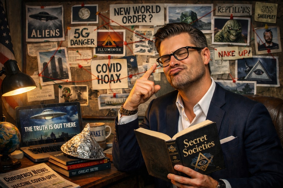 教育は陰謀論から保護するが、ナルシストではその効果が相殺される