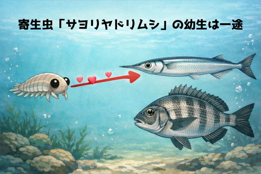 寄生虫は一途だった！「本命の魚」をあえて選んでいると判明