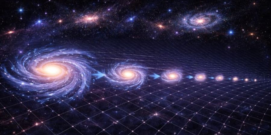 宇宙誕生から物質世界が3~4割縮んでいる