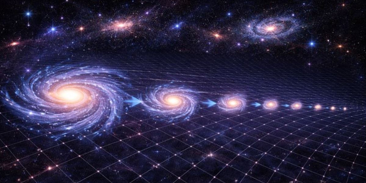 宇宙誕生から物質世界が3～4割縮んでいる