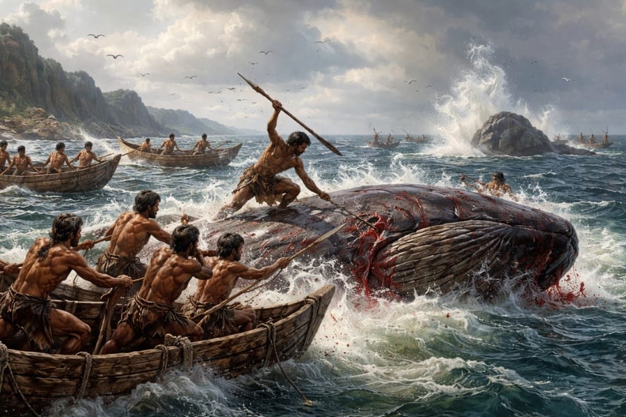 世界最古の銛は「人類が5000年前から捕鯨してきた」ことを明らかにする