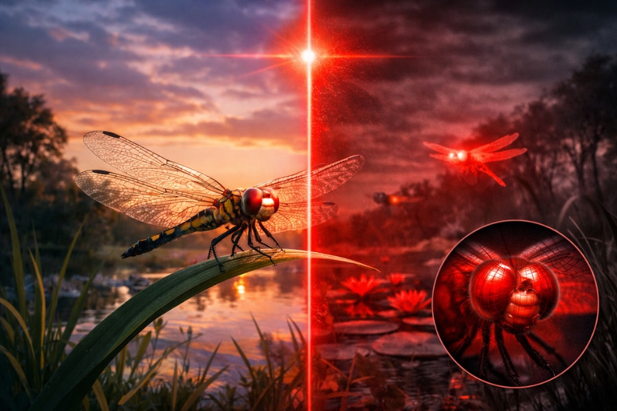 【陸上界で初！】近赤外光が見えるトンボを発見