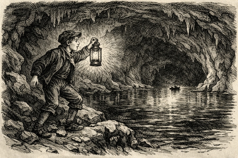 13歳の少年が洞窟で「地底湖」を発見した物語