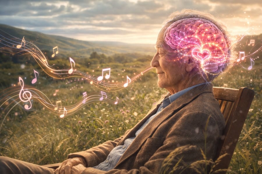 認知症の発症後「ある音と恋に落ちた」男性の症例