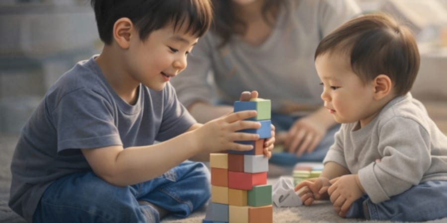 生後6か月の段階で大きな差がうまれていた