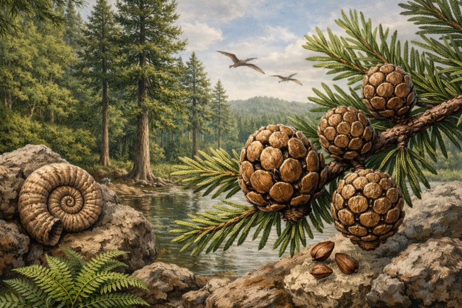 世界最古となる「9000万年前のスギ化石」を北海道で発見