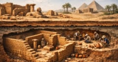 新スキャン技術の試験中、古代エジプト都市の地下に「謎の構造物」を検出の画像 1/1