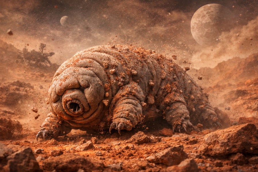 火星の砂は「最強生物クマムシ」の能力を低下させると判明
