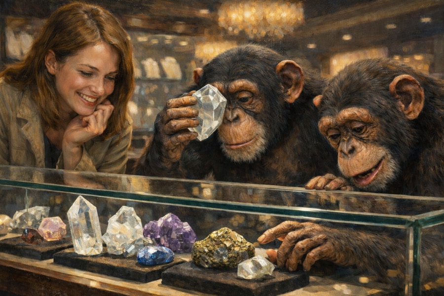 人類の「宝石好き」は600万年前のチンパンジーに起源があった⁈