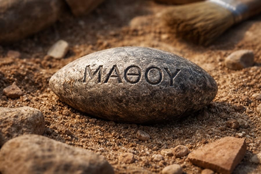 「痛い目にあって学べ」2000年前の投石弾に皮肉なメッセージを発見