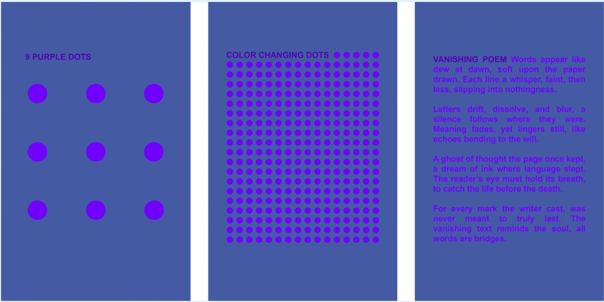 同じ現象は数を増やしたり文章でも起きました