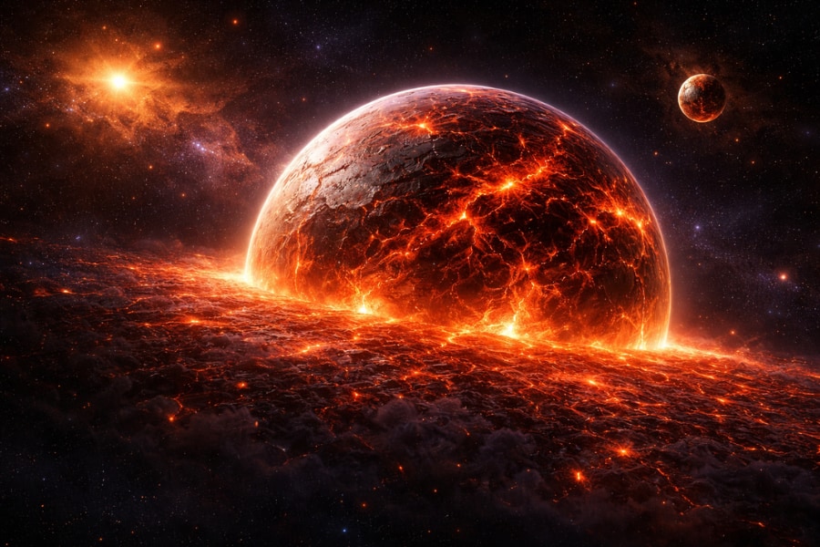 ニュータイプの「液体惑星」を発見、研究者「まるで糖蜜」 (2/2)