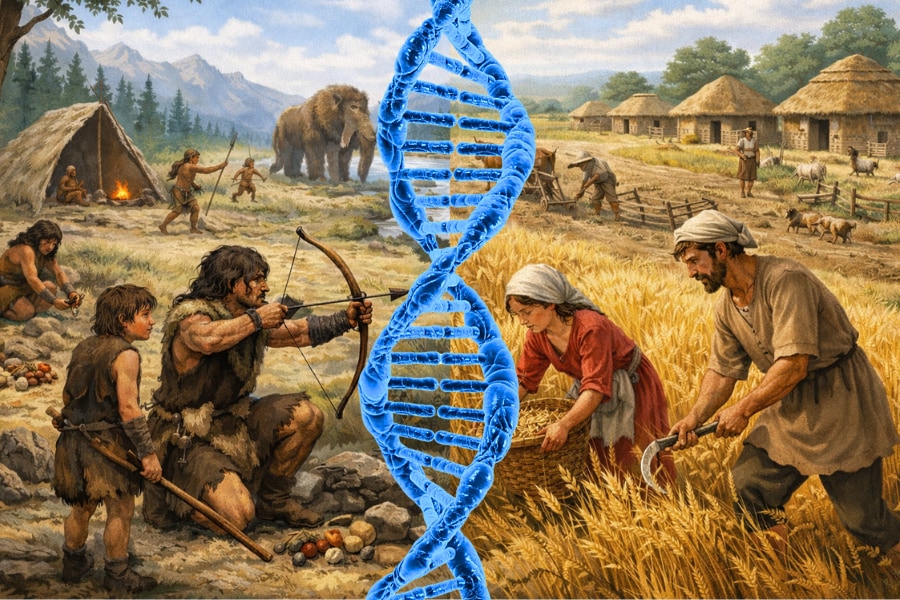 農業は世界各地の人類を同じ方向に進化させた