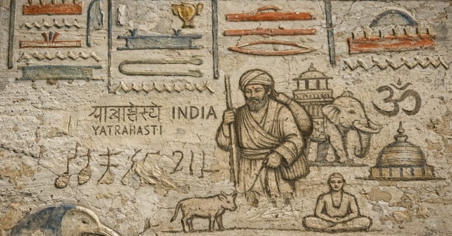 2000年前の「インドの旅人が残した落書き」をエジプトで発見 - ナゾロジー