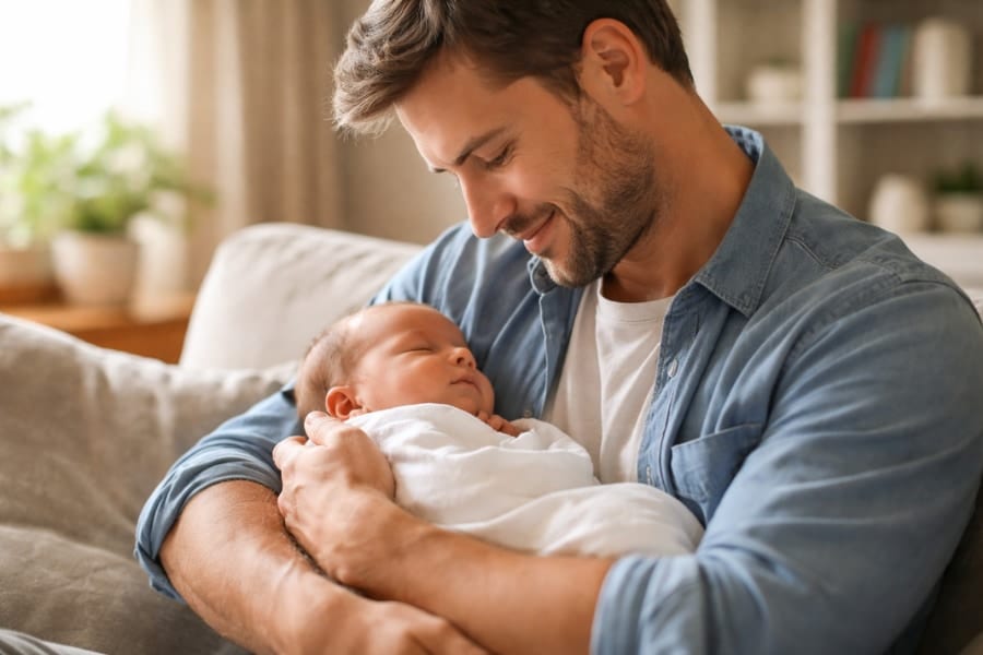 男性のうつリスクは「父親になってから1年後」に増加すると判明